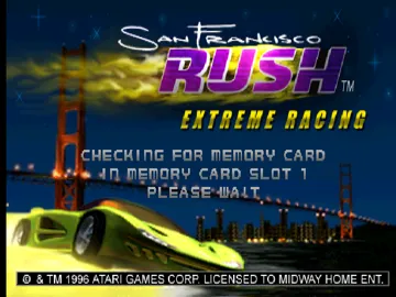 San Francisco Rush - Extreme Racing (US) screen shot title